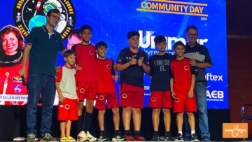 Alunos da Maple Bear Marília vivenciam encontro histórico com astronautas na abertura da Smart Week 2025