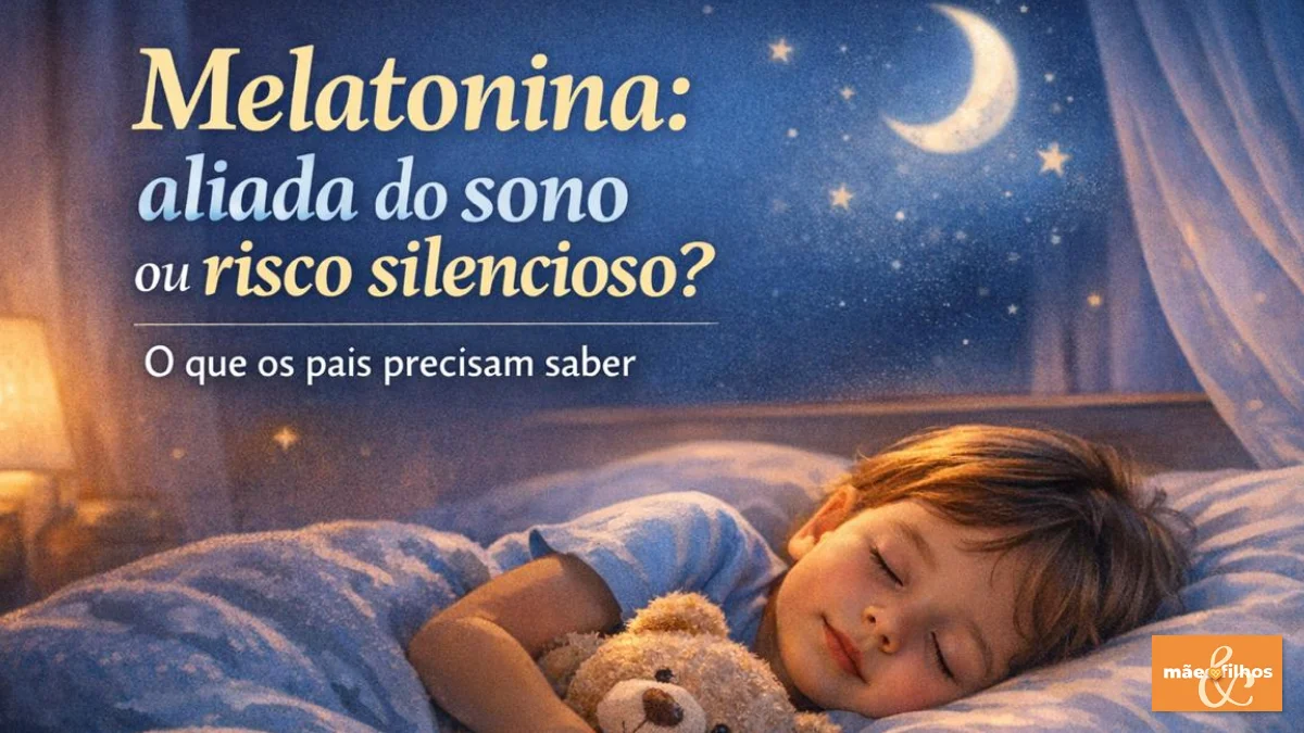 Melatonina: aliada do sono ou risco silencioso? O que os pais precisam saber