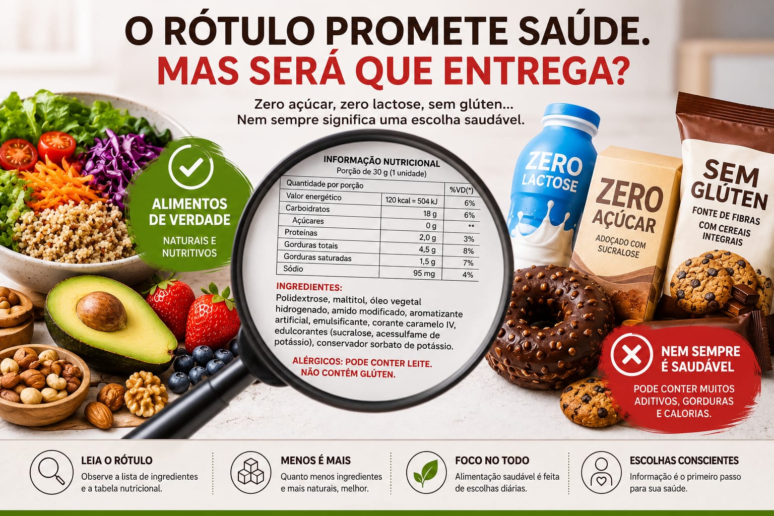 O Rótulo Promete Saúde, Mas Será Que Entrega?