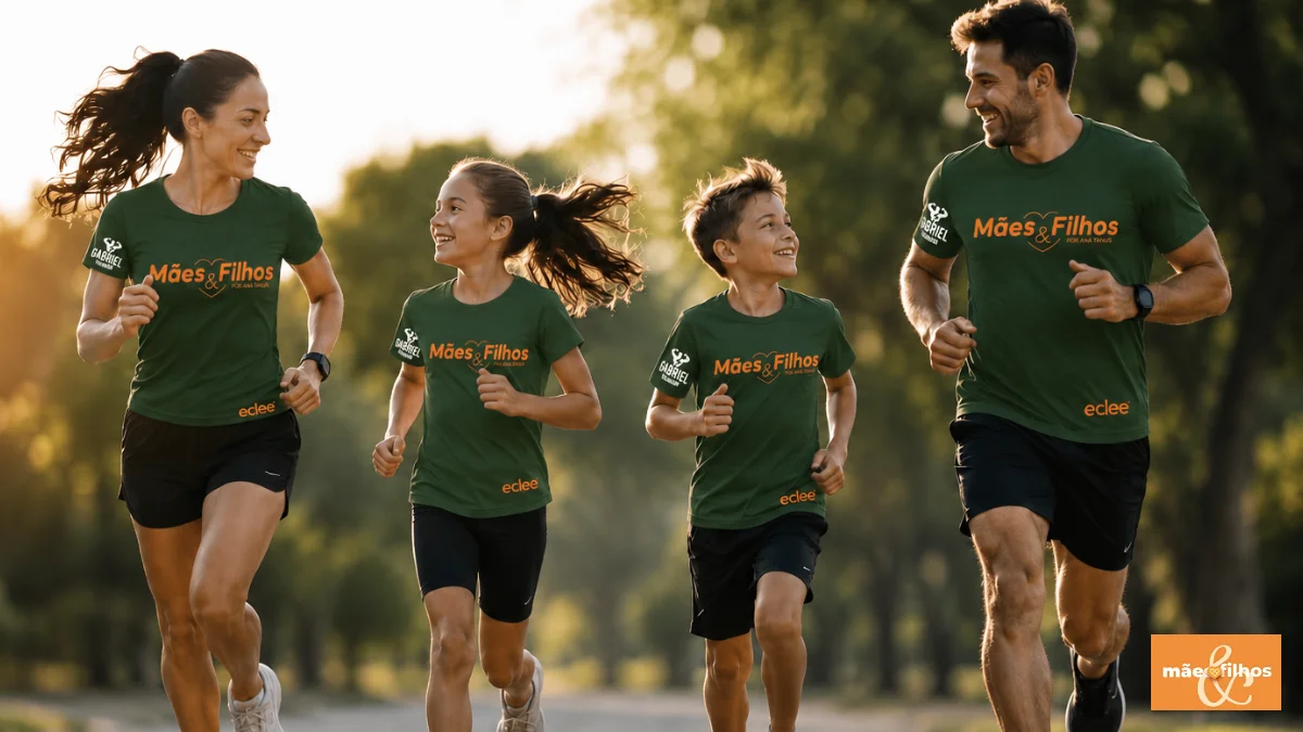 Revista Mães & Filhos celebra o lançamento da 10ª edição com caminhada que une família e saúde