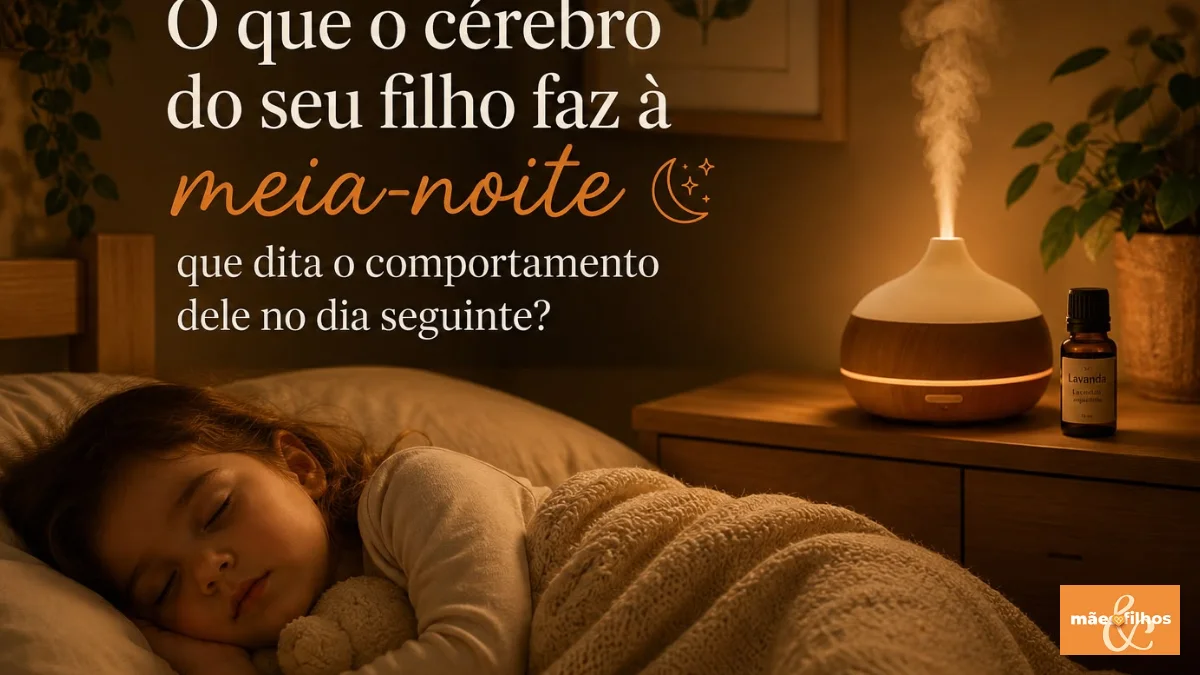 O que o cérebro do seu filho faz à meia-noite que dita o comportamento dele no dia seguinte?