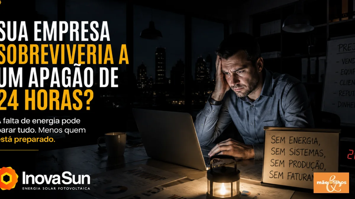 Sua empresa aguenta ficar um dia sem energia?