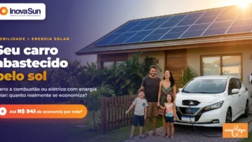 Quanto custa abastecer um carro elétrico com energia solar?
